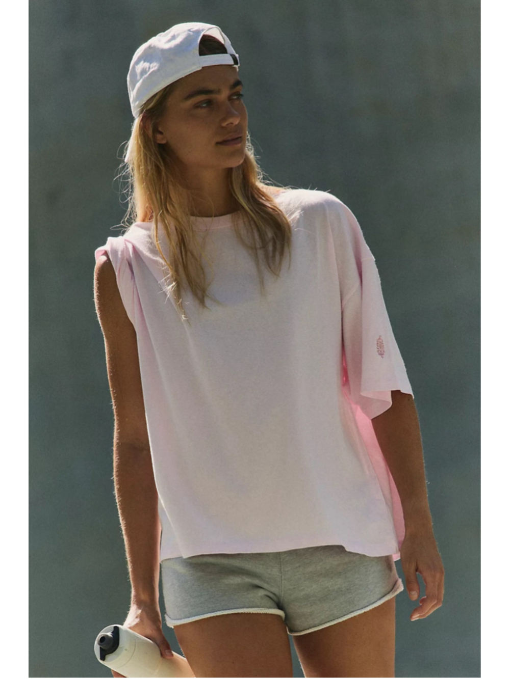 FP Movement Tackle Tee Powder Pink Oversized M